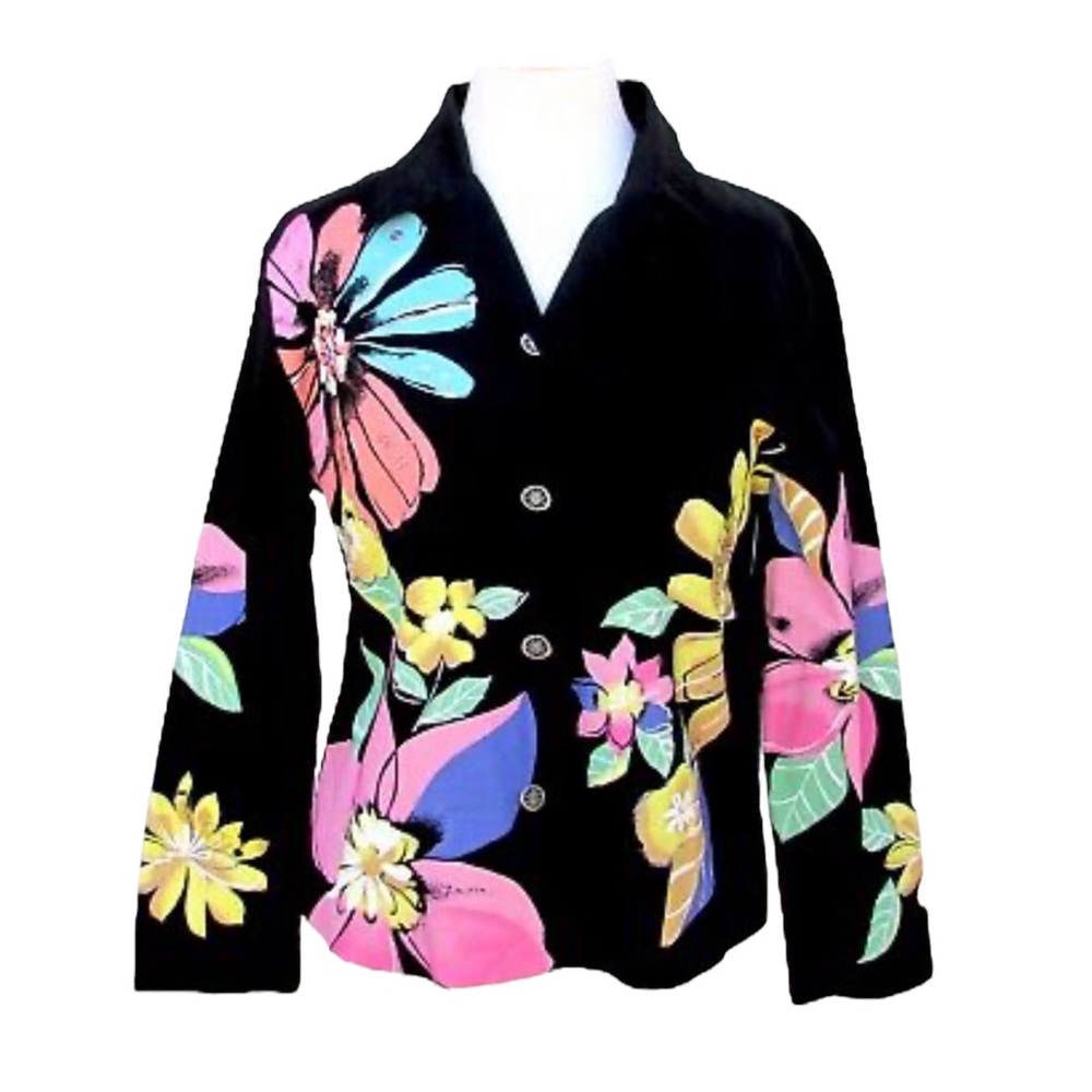 🔥 Mix & Match 2/$40 🔥 ELCC Vintage Floral Print Blazer/Jacket